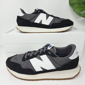 New Balance Men's 237 V1 Sneaker Black/Magnet/Gum Men's Lifestyle Shoes Size 11